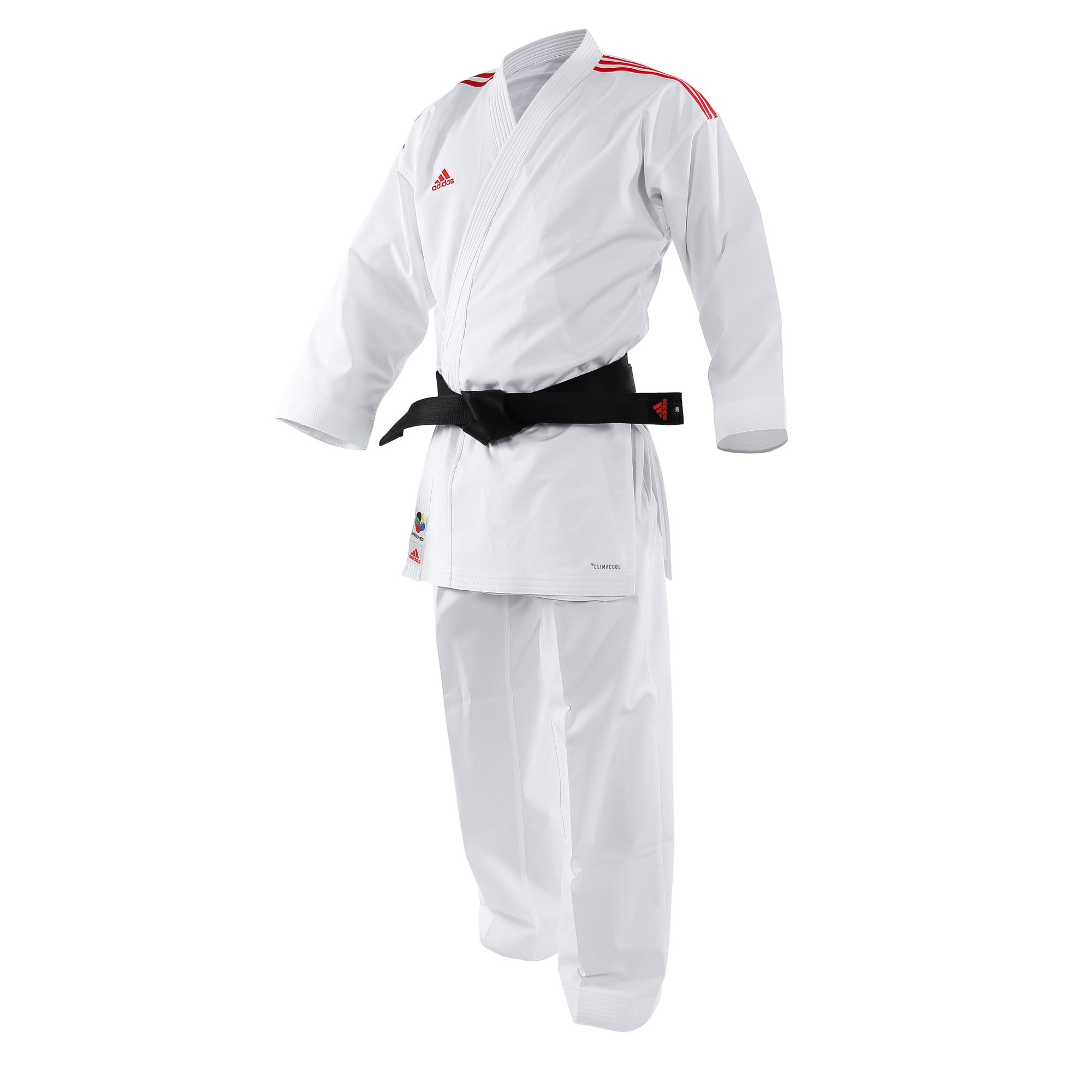 Uniforme Adi-light Rojo Kumite WKF