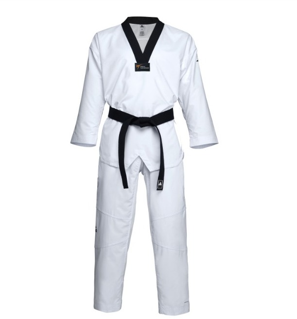 Uniforme Adi-Fighter Eco Cuello Negro WT